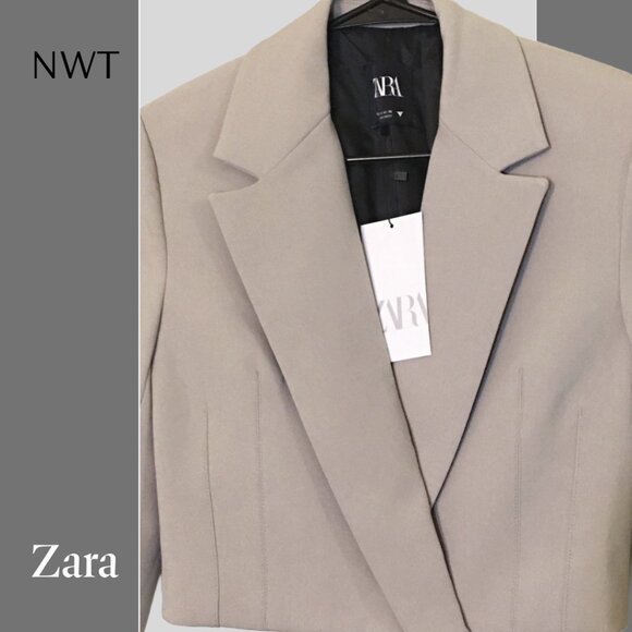 NWT Zara Cropped Blazer, S - Picture 2 of 3
